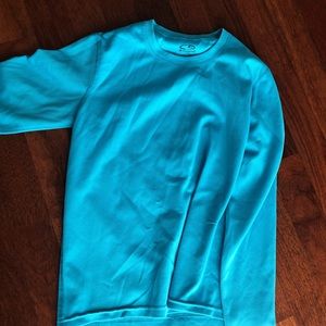 Blue long sleeve athletic top